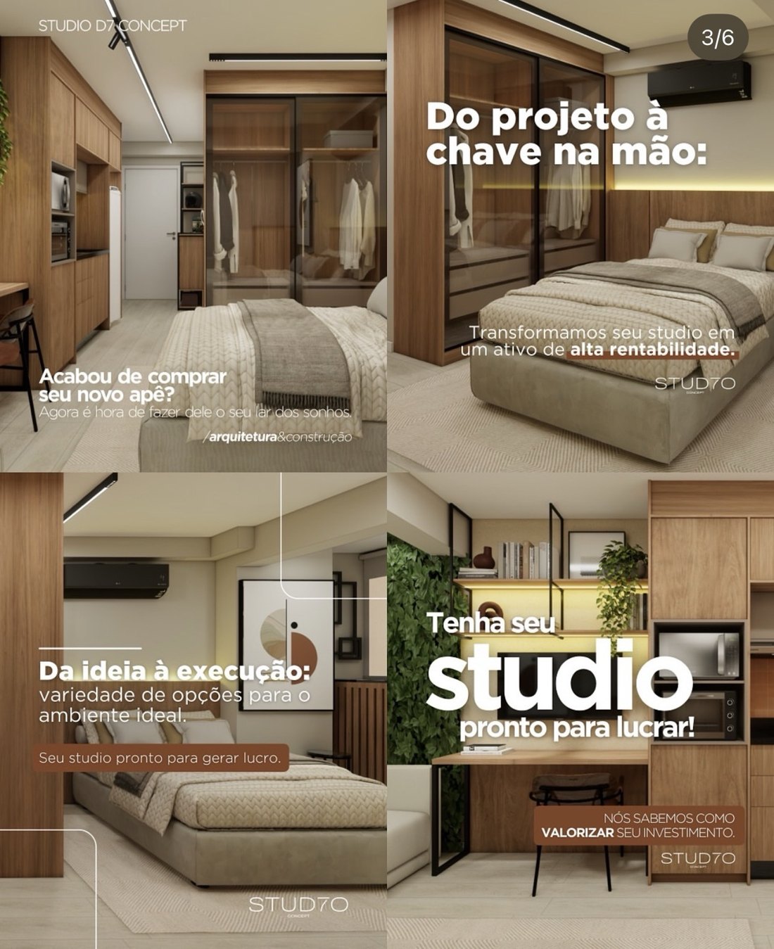 Criativos para arquitetura e interiores