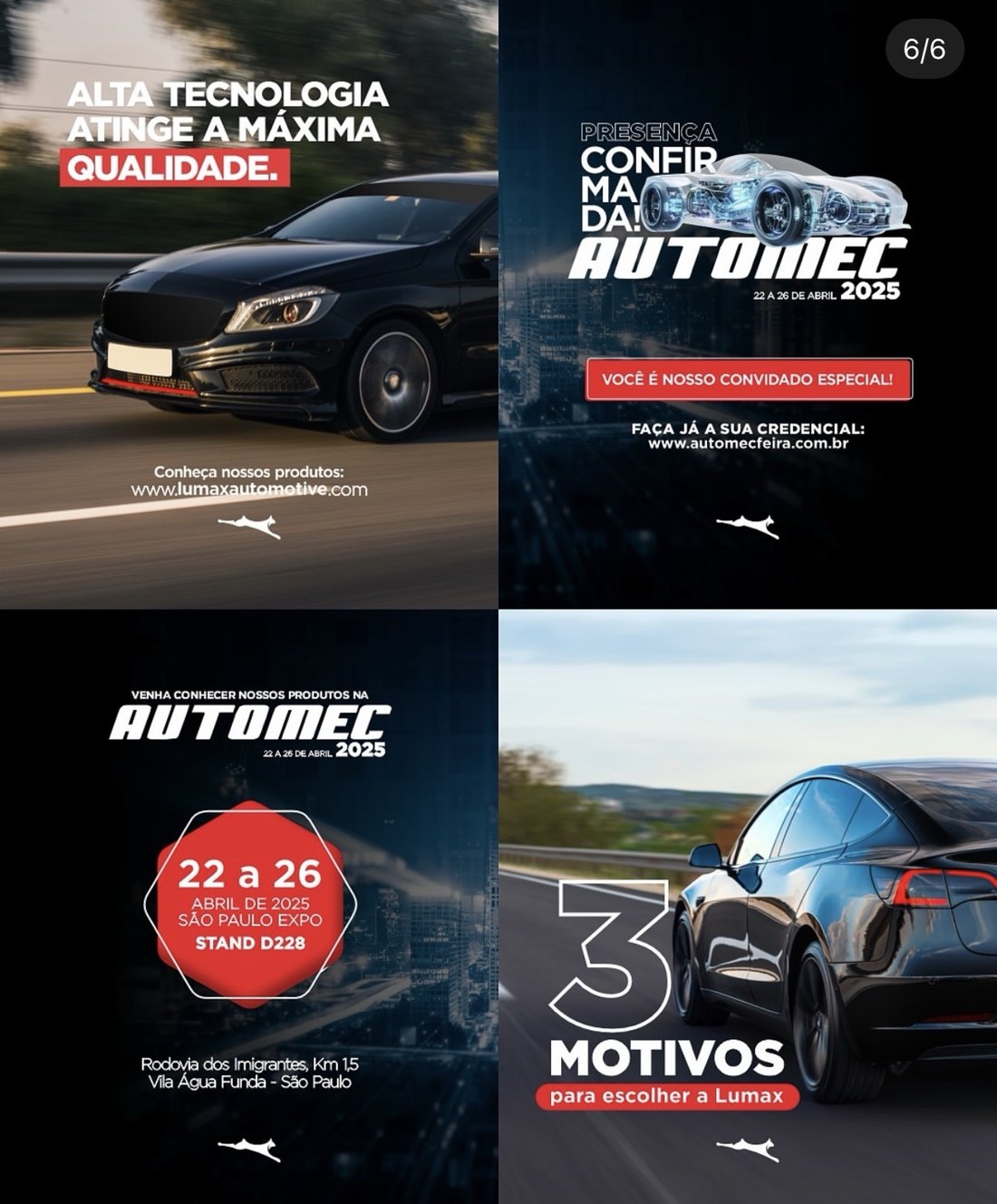 Criativos automotivos Lumax